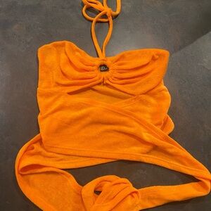 Cross Body Halter Top